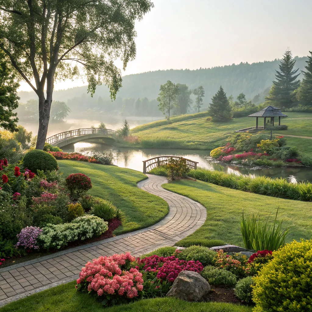 Beautiful landscape design